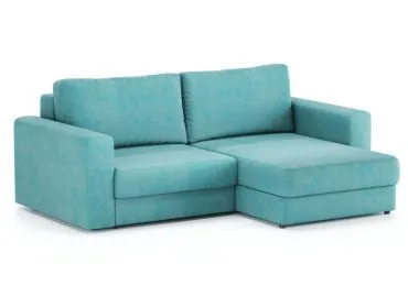 Диван угловой Ларсон 2М Nordic 71 аквамарин