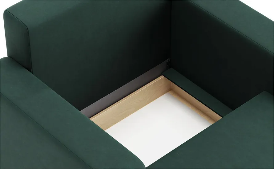 Кресло-кровать Баден Leonardo 11 тёмно-зелёный - 7